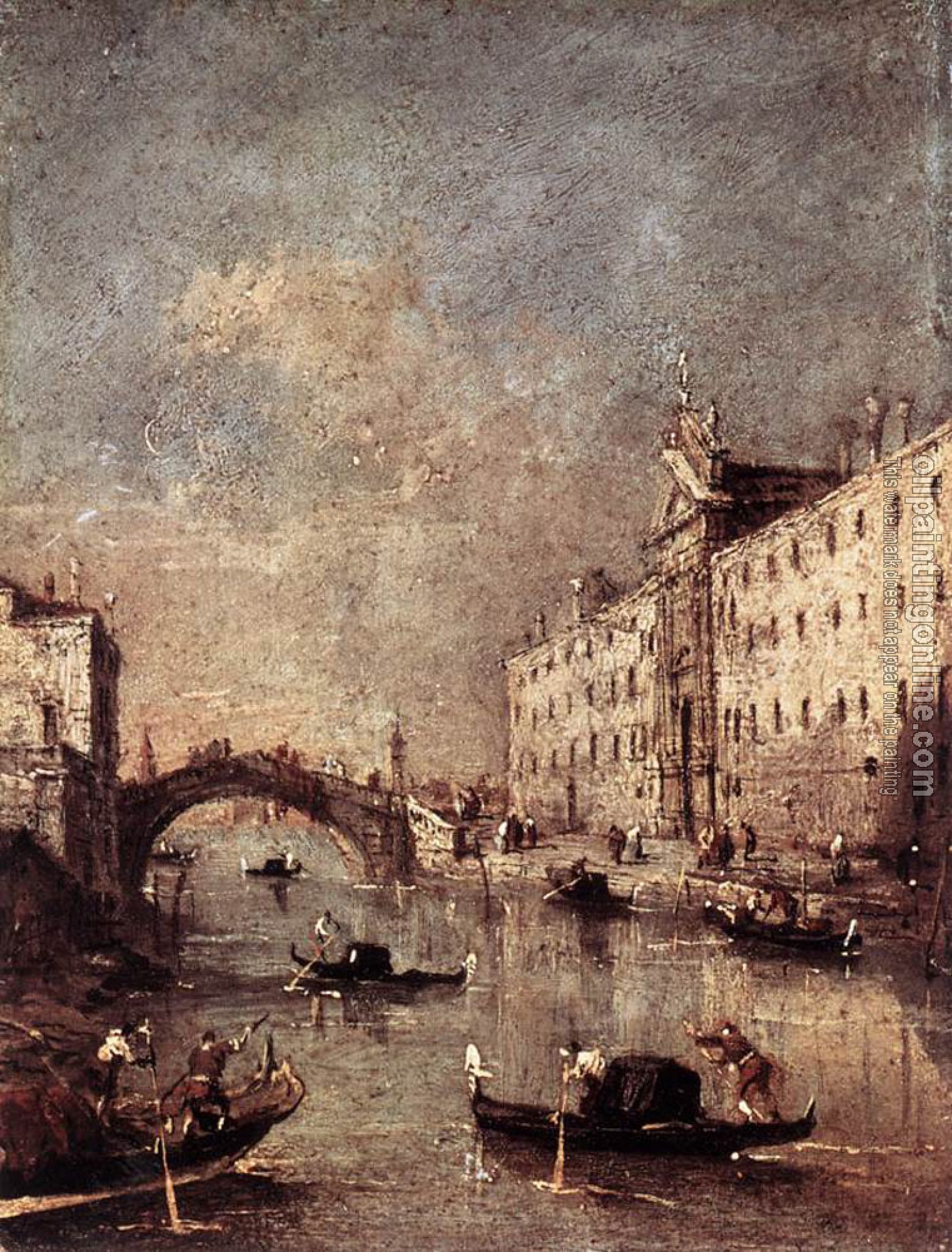 Francesco Guardi - Rio dei Mendicanti